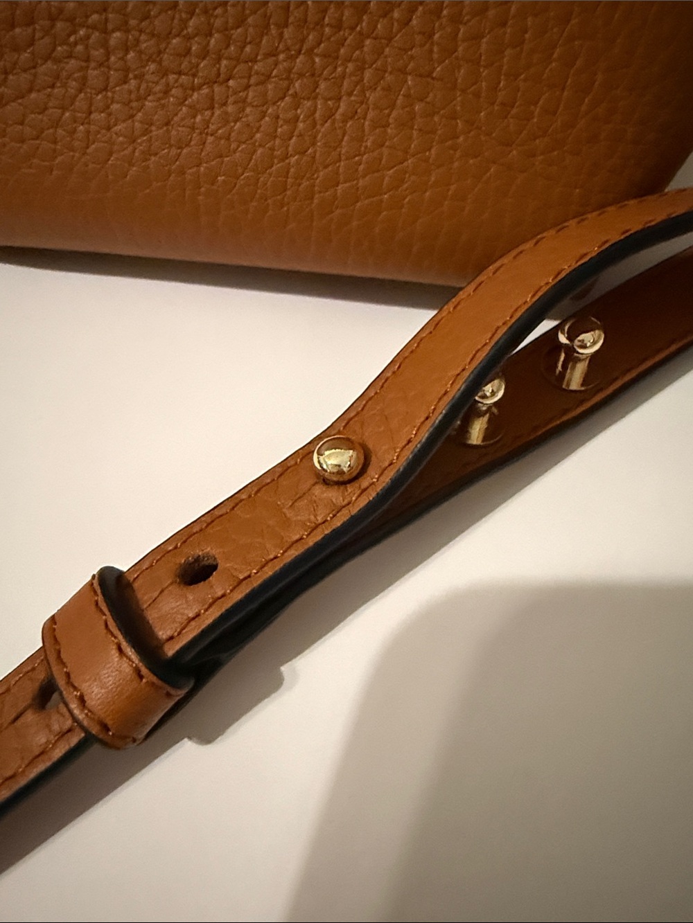 Strathberry Lana Osette Tan Leather Crossbody NWT - Picture 13 of 16